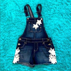Girls Shorts Overalls